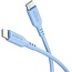 Goobay USB-C™ Silicone Cable, 1.5 m, blue