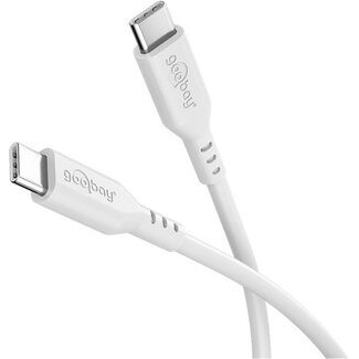 Goobay Goobay USB-C™ Silicone Cable, 1.5 m, white