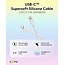Goobay USB-C™ Silicone Cable, 1.5 m, white