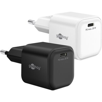 Goobay Goobay USB-C™ PD GaN Fast Charger Nano (20 W) black