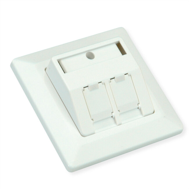 ROLINE Unterputzdose Modulaufnahme, 2fach, für Keystones