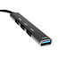 STANDARD USB 2.0 Hub, 1x A, 4x A Ports, (3x USB 2.0 +1x USB 3.2 Gen1)