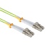LC/UPC Duplex optical fiber kabel | OM5 | LSZH | groen | 2 meter