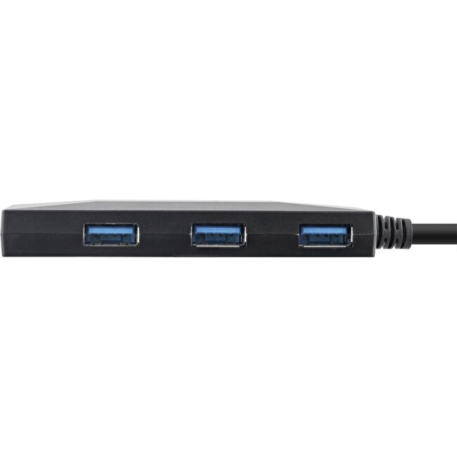 InLine USB hub (USB-A/USB-C) | 3x USB-A + 2x USB-C | USB3.0 5 Gbps | externe voeding | 0,15 meter