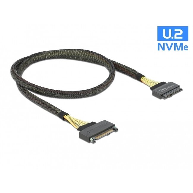 Delock Extension cable U.2 SFF-8639 male > U.2 SFF-8639 female 1 m