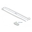 Tie-wraps met montageklem | 100 x 2,5mm | transparant | 10 stuks