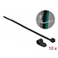 Tie-wraps met montageklem | 150 x 2,5mm | zwart | 10 stuks