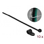 Tie-wraps met montageklem | 250 x 3,6mm | zwart | 10 stuks