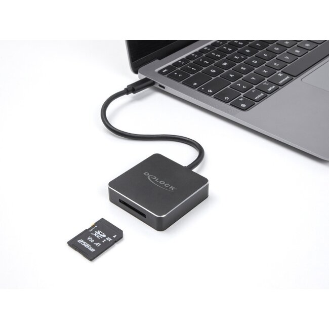 Delock USB Type-C™ Card Reader for SD Express (SD 7.1) memory cards