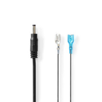 Nedis Stroomkabel | DC Female | F1 | Recht | Recht | Koper | 2.00 m | Rond | PVC | Zwart | Gift Box met Euro Lock