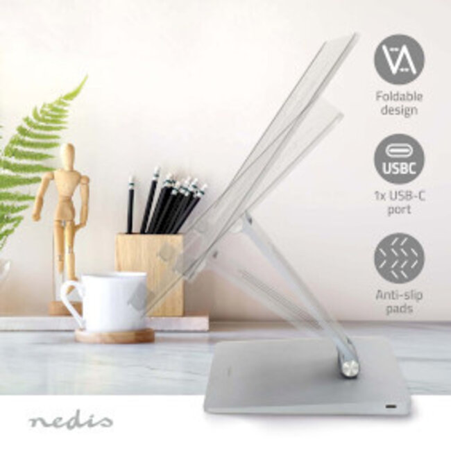 Notebookstandaard | USB Gevoed | 17 " | Opvouwbaar