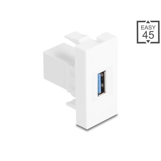 DeLOCK Delock Easy 45 Modul USB 5 Gbps Type-A female to USB 5 Gbps Type-A female white (1:1) DeLOCK Delock Easy 45 Modul USB 5 Gbps Type-A female to USB 5 Gbps Type-A female white (1:1)