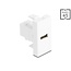 Delock Easy 45 Module USB 2.0 Type-A female to USB 2.0 Type-B female white