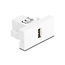 Delock Easy 45 Module USB 2.0 Type-A female to USB 2.0 Type-B female white