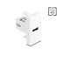 Delock Easy 45 Module USB 2.0 Type-A female to USB 2.0 Type-A female white