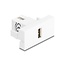 Delock Easy 45 Module USB 2.0 Type-A female to USB 2.0 Type-A female white