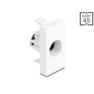 DeLOCK Delock Easy 45 Module TOSLINK female to female white
