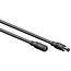 DC verlengkabel | 5,5 x 2,1mm | max. 140W | AWG20 | zwart | 1,5 meter