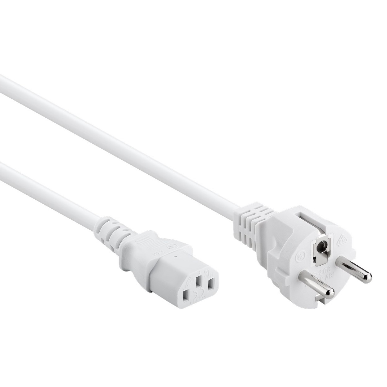 Pro Power cable C13 - White - 2m