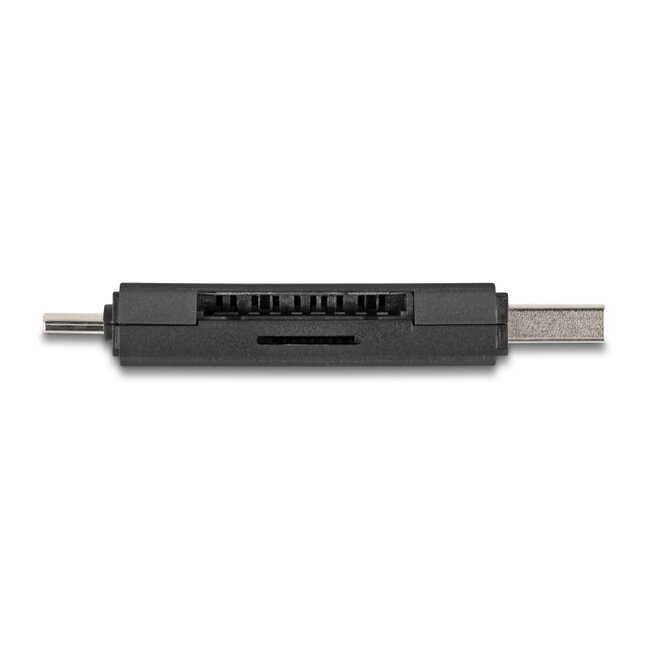 Delock Card Reader USB 5 Gbps USB Type-C™ / Type-A for SD and Micro SD memory cards black