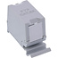 InLine® Cat.6A RJ45 dubbele koppeling voor hoedrail