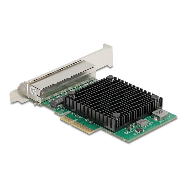 Delock PCI Express x4 Network Card 2.5 Gigabit LAN 4 x RJ45 RTL8125