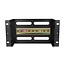 Delock 10″ Circuit-breaker strip with cover and DIN rail 3U metal black