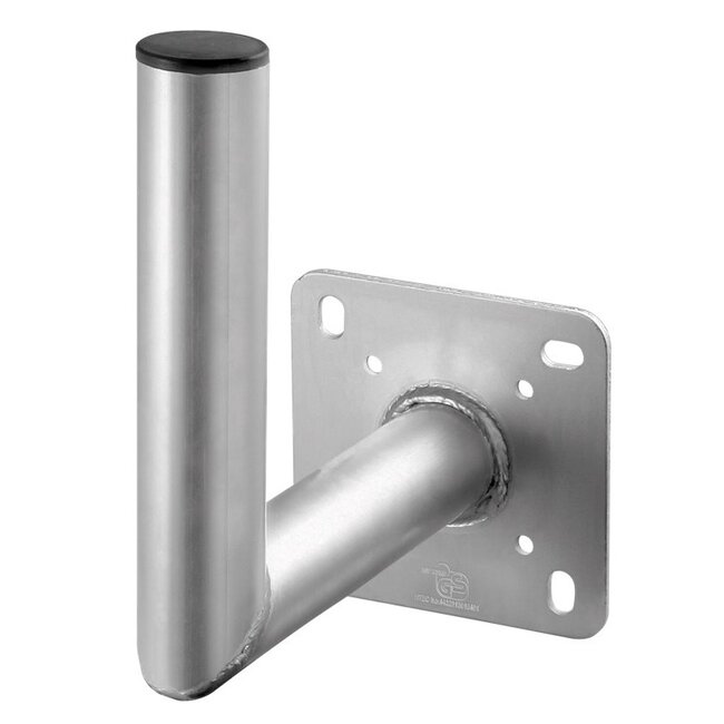 Goobay muurbeugel voor satellietschotel | muurafstand 25 cm | diameter 50 mm | zilver