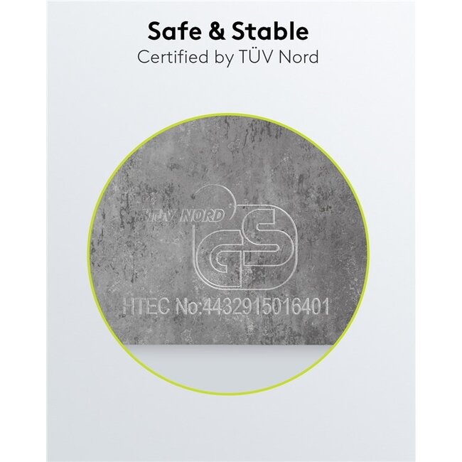 Goobay muurbeugel voor satellietschotel | muurafstand 25 cm | diameter 50 mm | zilver