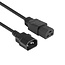 C21 - C14 stroomkabel voor UPS/PDU | 3x 1,00mm | zwart | 1,5 meter