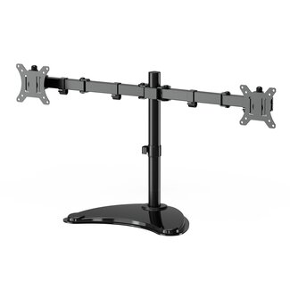 Gembird Bureaustandaard voor twee monitoren (draaien, kantelen, roteren), 13â-32''