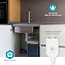 SmartLife Water Detector | Wi-Fi | Batterij Gevoed | Verlenging inbegrepen | Max. batterijduur: 24 Maanden | 80 dB | Wit
