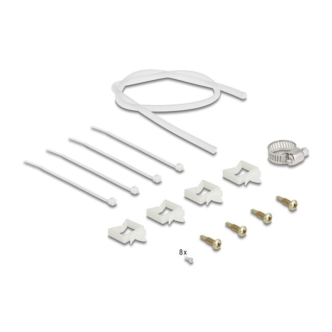 Delock Fiber Optic Wall Box for 4 x SC Simplex or LC Duplex adapters metal housing