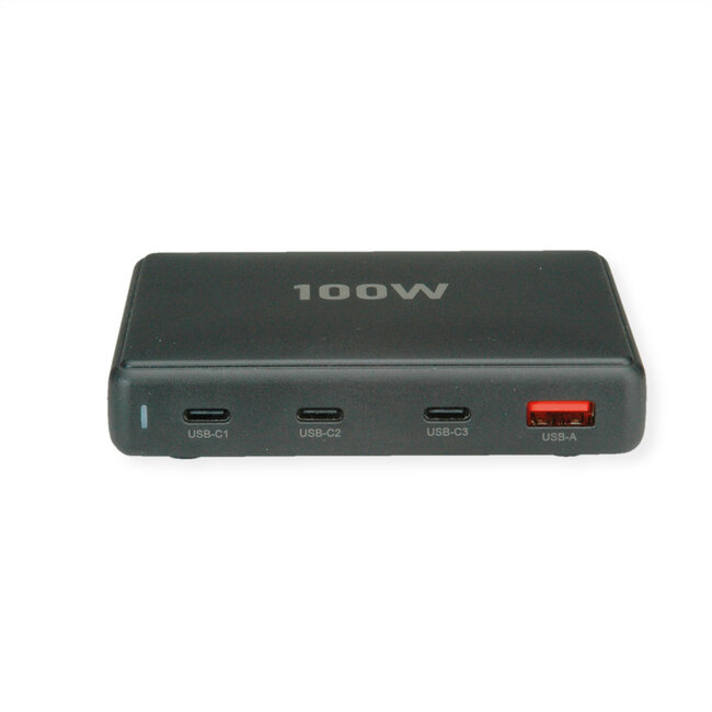 VALUE USB Charger, 4 Port (1x USB-A, 3x USB-C), max. 100W