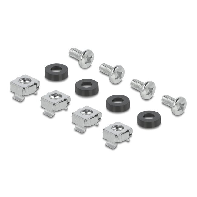 Delock 19″ 1U Cable Management Routing Panel with 2 openings metal black