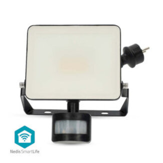 Nedis Smartlife Buitenlamp | Bewegingssensor | 1620 lm | Wi-Fi | 20 W | Warm tot Koel Wit | 3000 - 6500 K | Aluminium | Android™ / IOS