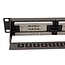 VALUE Cat.6a 19" Patchpanel, 24 Ports, UTP, zwart