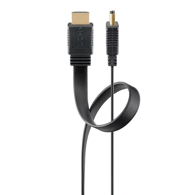 HDMI kabel | plat | HDMI2.1 (8K 60Hz + HDR) | CCS | zwart | 3 meter