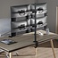 InLine bureaubeugel voor 4 monitoren tot 32 inch | 2x crossbar | full motion