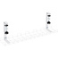 InLine® kabelmanagementraster 60cm voor montage onder een bureau, wit