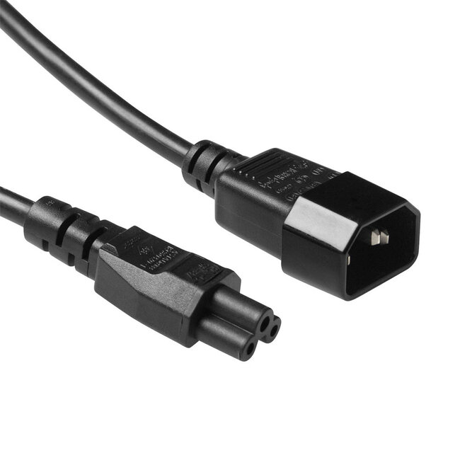 C5 - C14 stroomkabel voor UPS/PDU | 3x 0,75mm | zwart | 2 meter