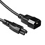 C5 - C14 stroomkabel voor UPS/PDU | 3x 0,75mm | zwart | 3 meter