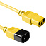 C13 - C14 stroomkabel voor UPS/PDU | 3x 0,75mm | geel | 0,30 meter
