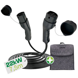 InLine® InLine® EV autolaadkabel 22kW type 2, 3-fase, 7,5m