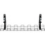 InLine® kabelmanagementraster 60cm voor montage onder een bureau, zwart