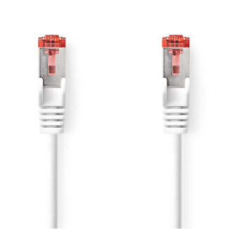 Nedis CAT6 Netwerkkabel | RJ45 Male | RJ45 Male | S/FTP | 1.00 m | Rond | LSZH | Wit | Envelop
