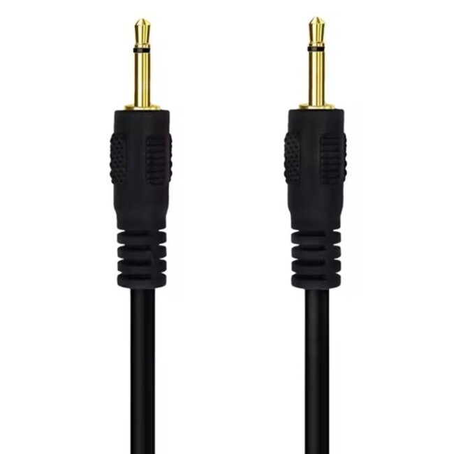 2,5mm Jack kabel | mono | verguld | 1,8 meter