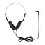 Nedis lichtgewicht slim-line on-ear hoofdtelefoon | 1,2 meter