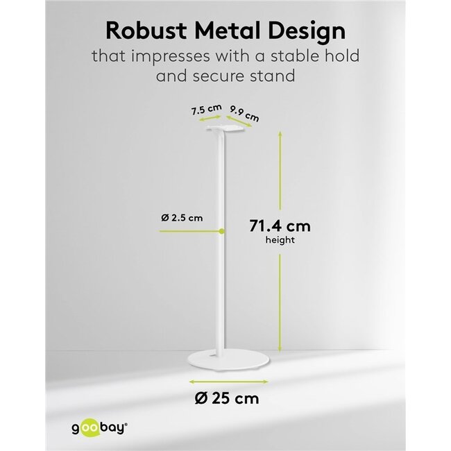 Goobay statief set voor Sonos Era 300 | wit