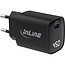 InLine USB lader | USB-C PD | GaN | 45W | display | zwart